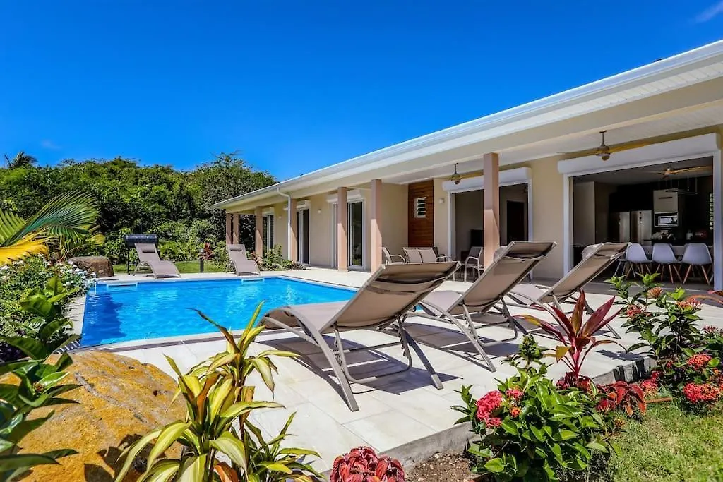 La Rhumiere - Magnifique Villa 8 Pers Piscine Proche Lagon Saint-Francois